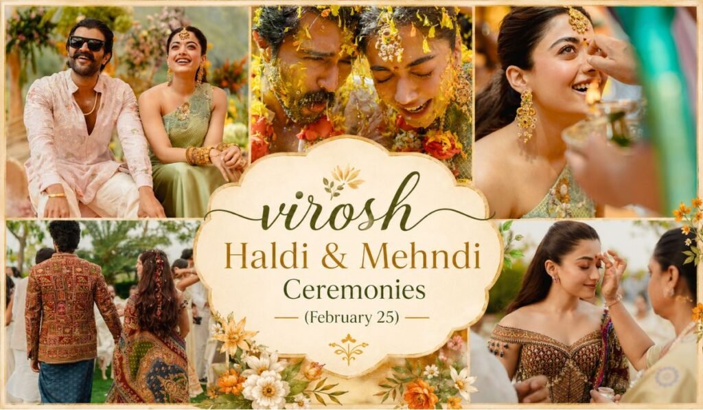 virosh Haldi & Mehndi Ceremonies