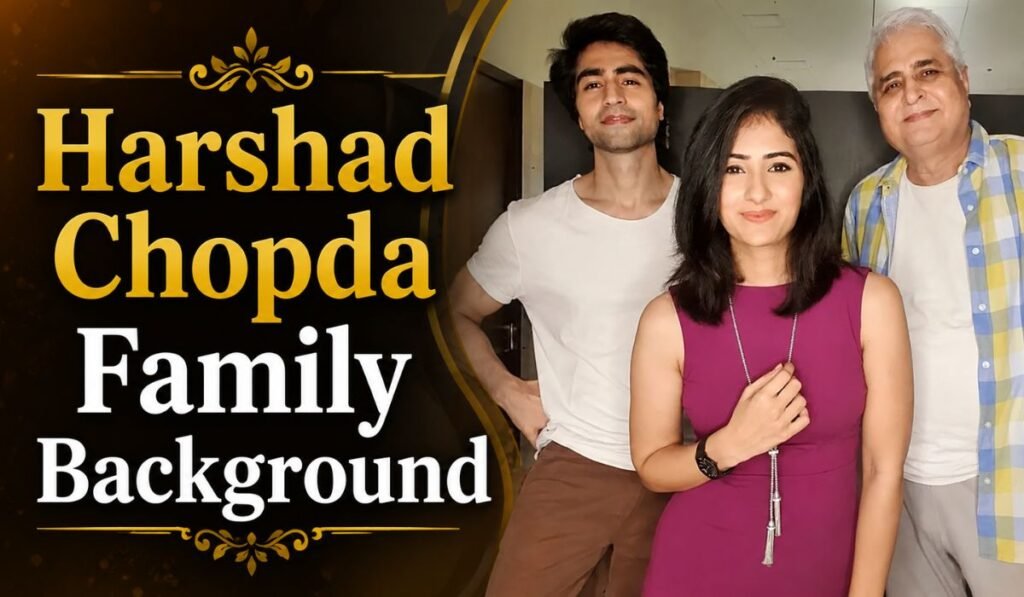 Harshad Chopda Family Background