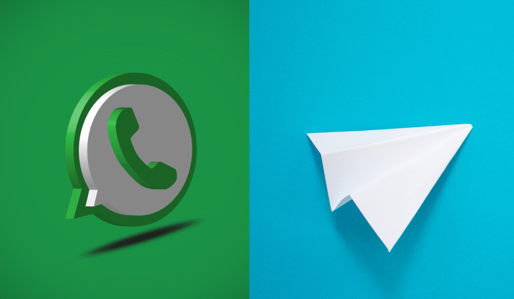 Telegram and WhatsApp