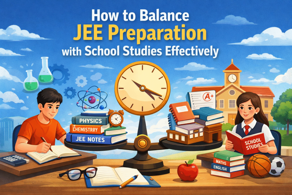 How to Balance JEE Preparation with School Studies Effectively