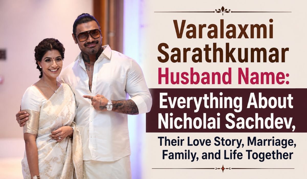 Varalaxmi Sarathkumar Husband Name