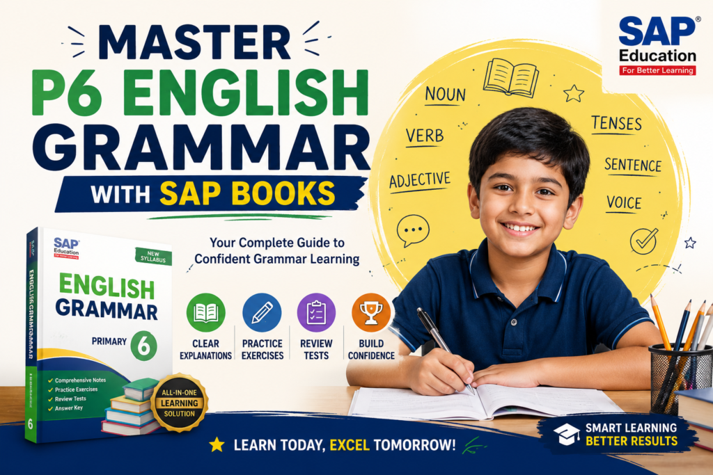 SAP Books: Improve Grammar and Sentence Skills with P6 English Synthesis and Transformation Books
